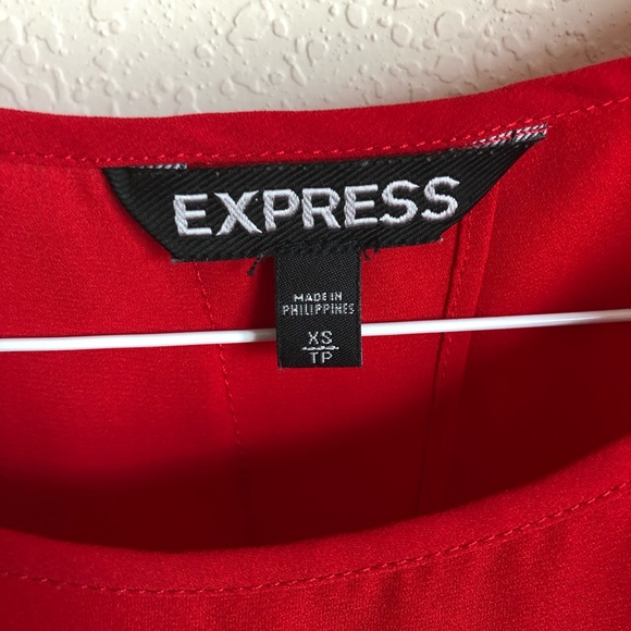 Conservative yet Sexy Red Blouse - Picture 3 of 3